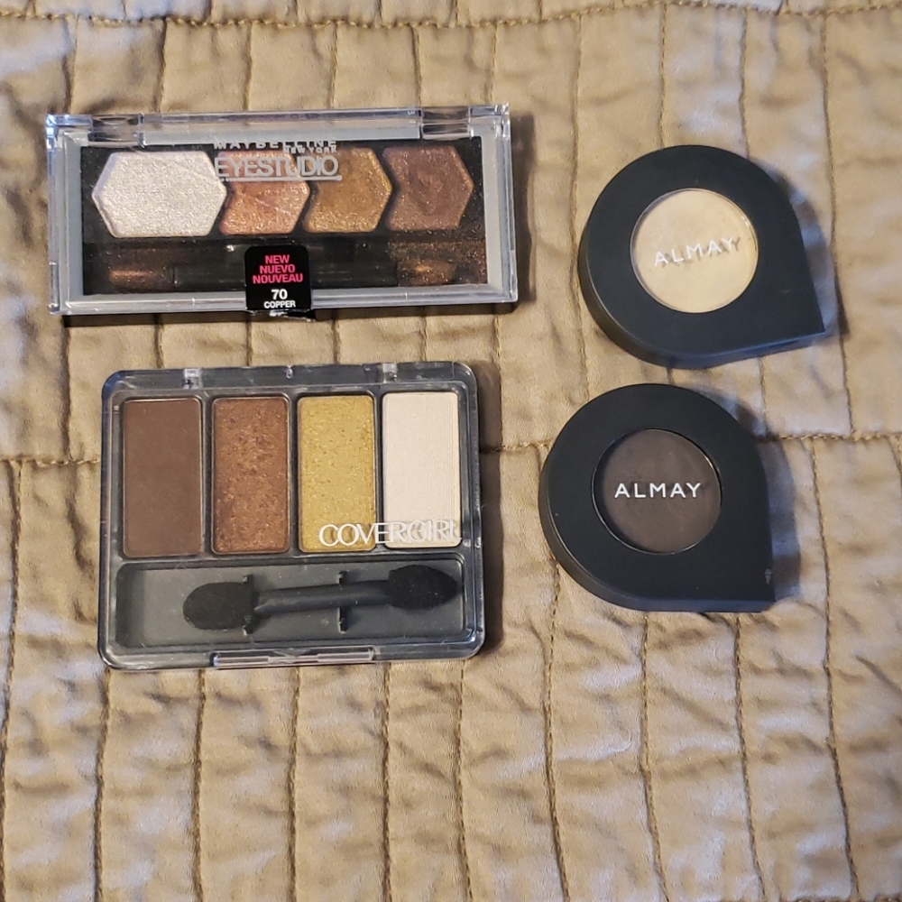 EYESHADOW MAKEUP LOT COVERGIRL, ALMAY, MAYBELLINE